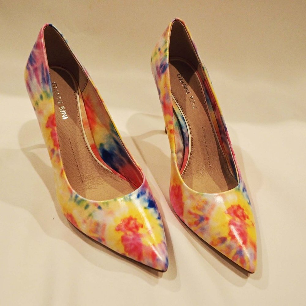 Gianni bini tye dye heels size 8